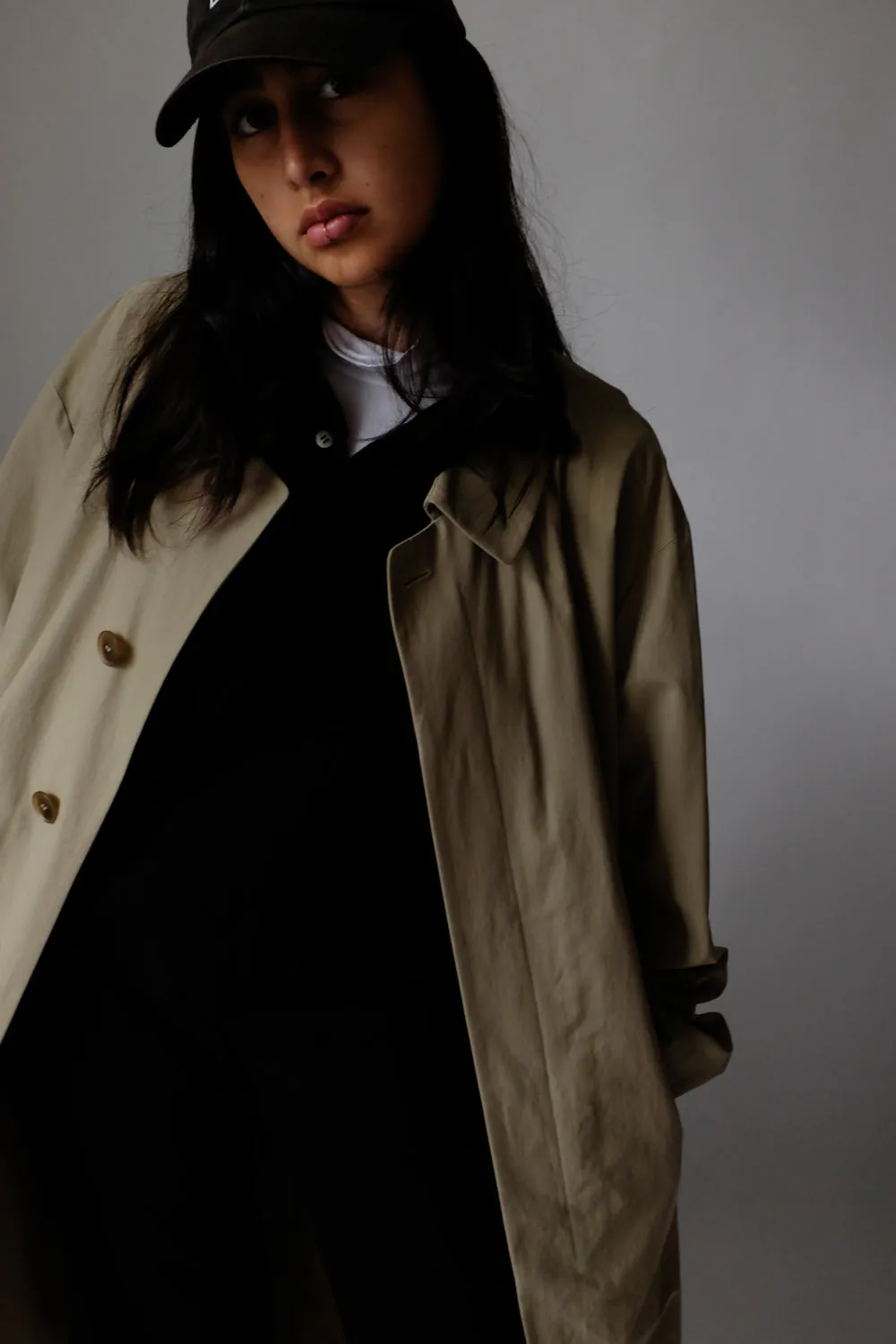 0063_CLEAN CLASSY BEIGE TRENCH COAT