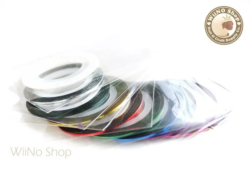 1mm Metallic Nail Art Striping Tapes Line - 1 pc