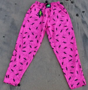 90s Forever Gecko Beach Pants Fuchsia