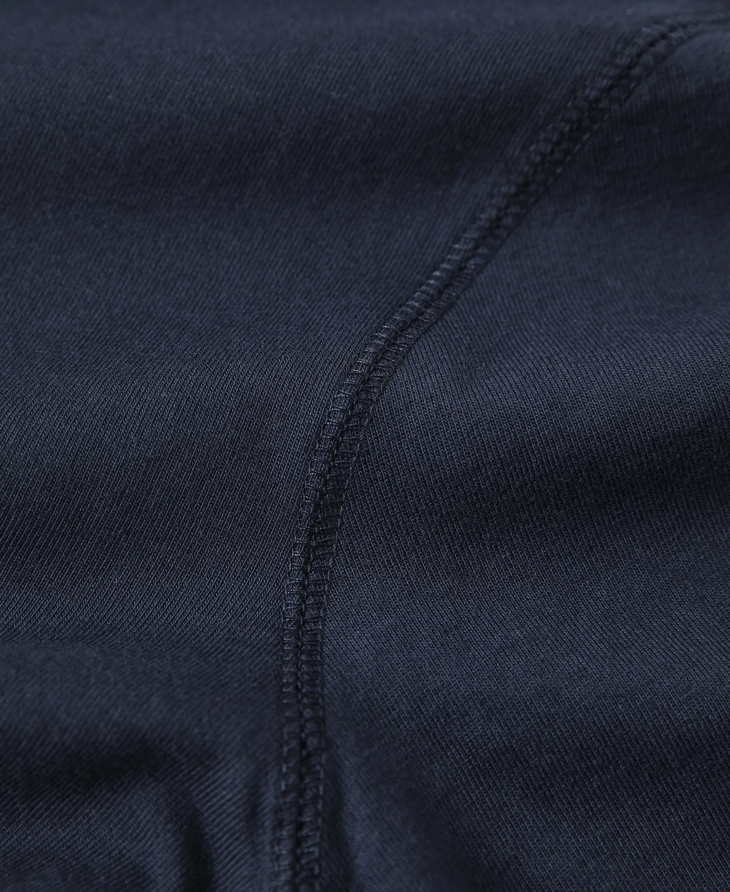 9.3 oz Cotton Tubular Henley T-Shirt - Navy