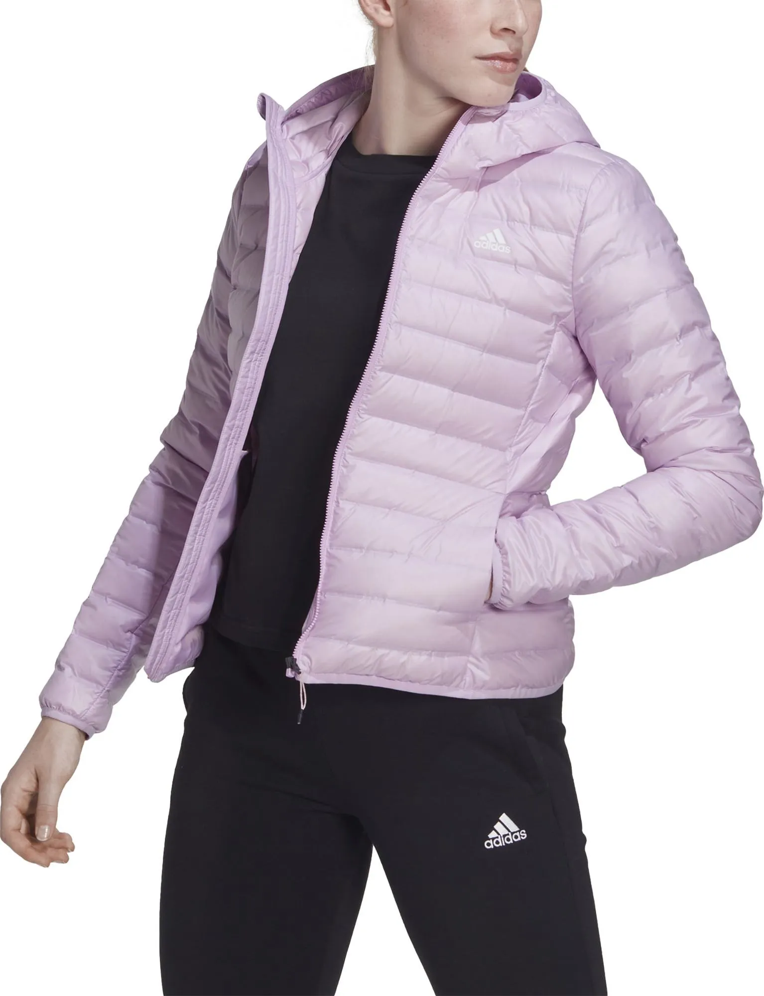 Adidas Women&#x27;s Varilite Hooded Down Jacket Blilil | Buy Adidas Women&#x27;s Varilite Hooded Down Jacket Blilil here | Outnorth