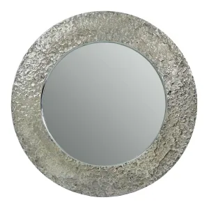 Almora Nickle Finish Wall Mirror