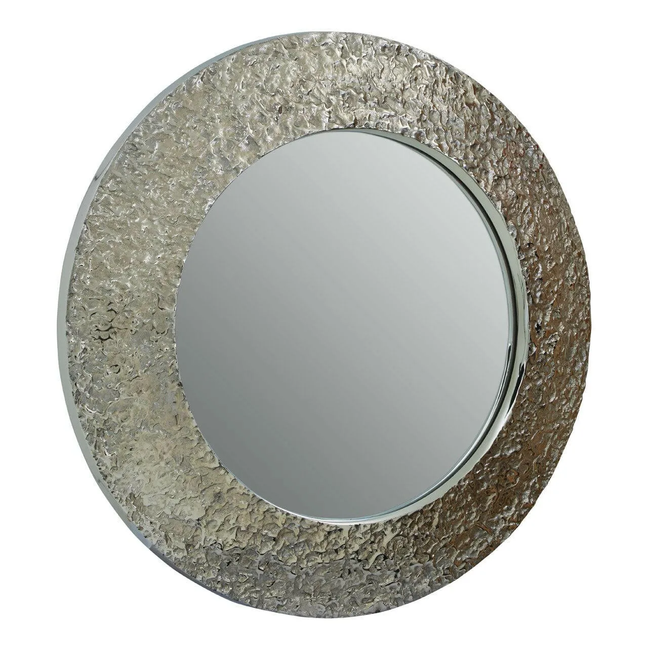 Almora Nickle Finish Wall Mirror