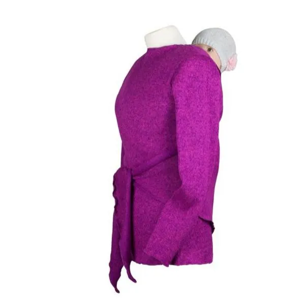 Angel Wings Babywearing Warm Wrap Sweater Orchid