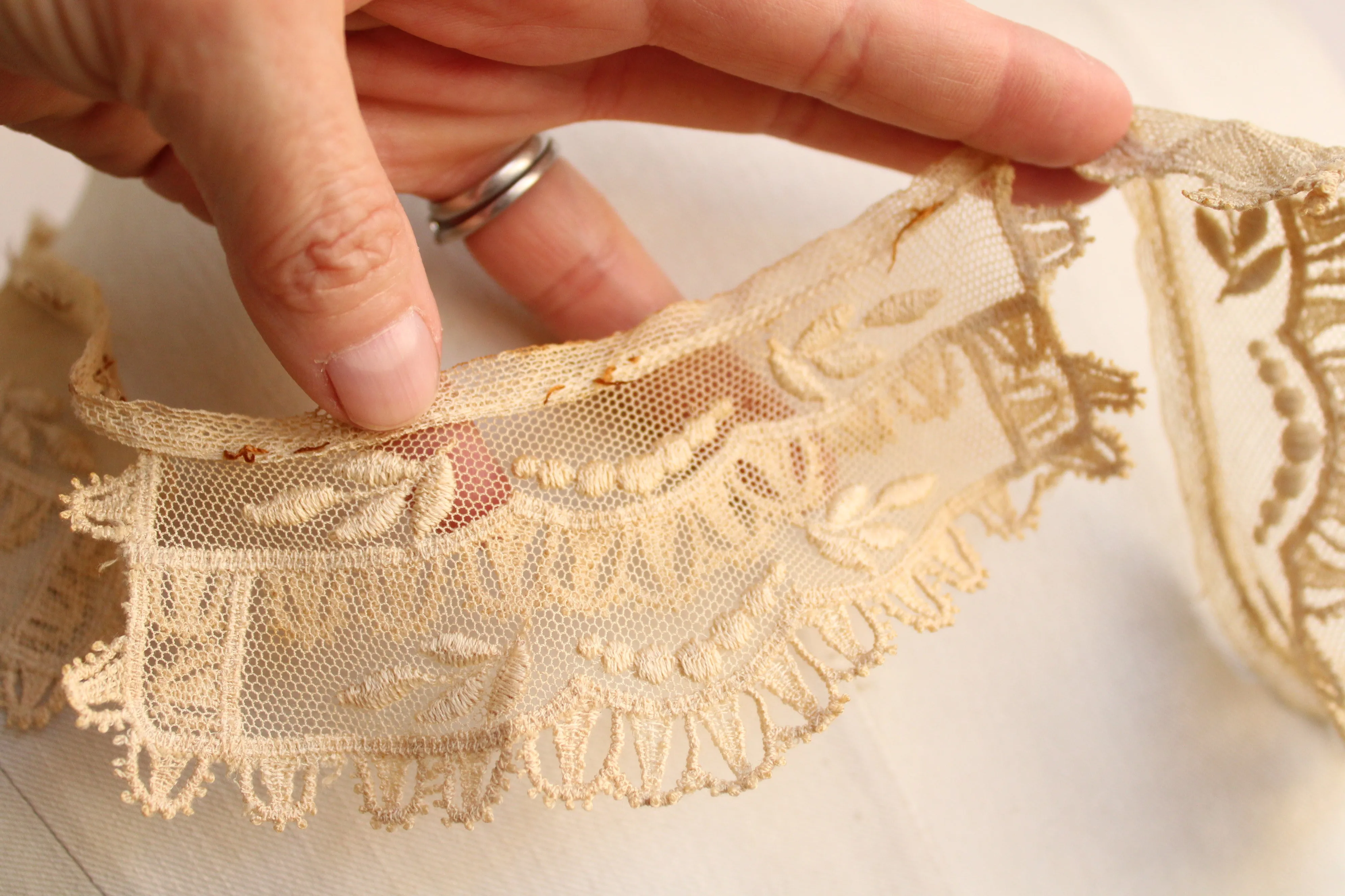 Antique 1910s 1920s Lace Collar