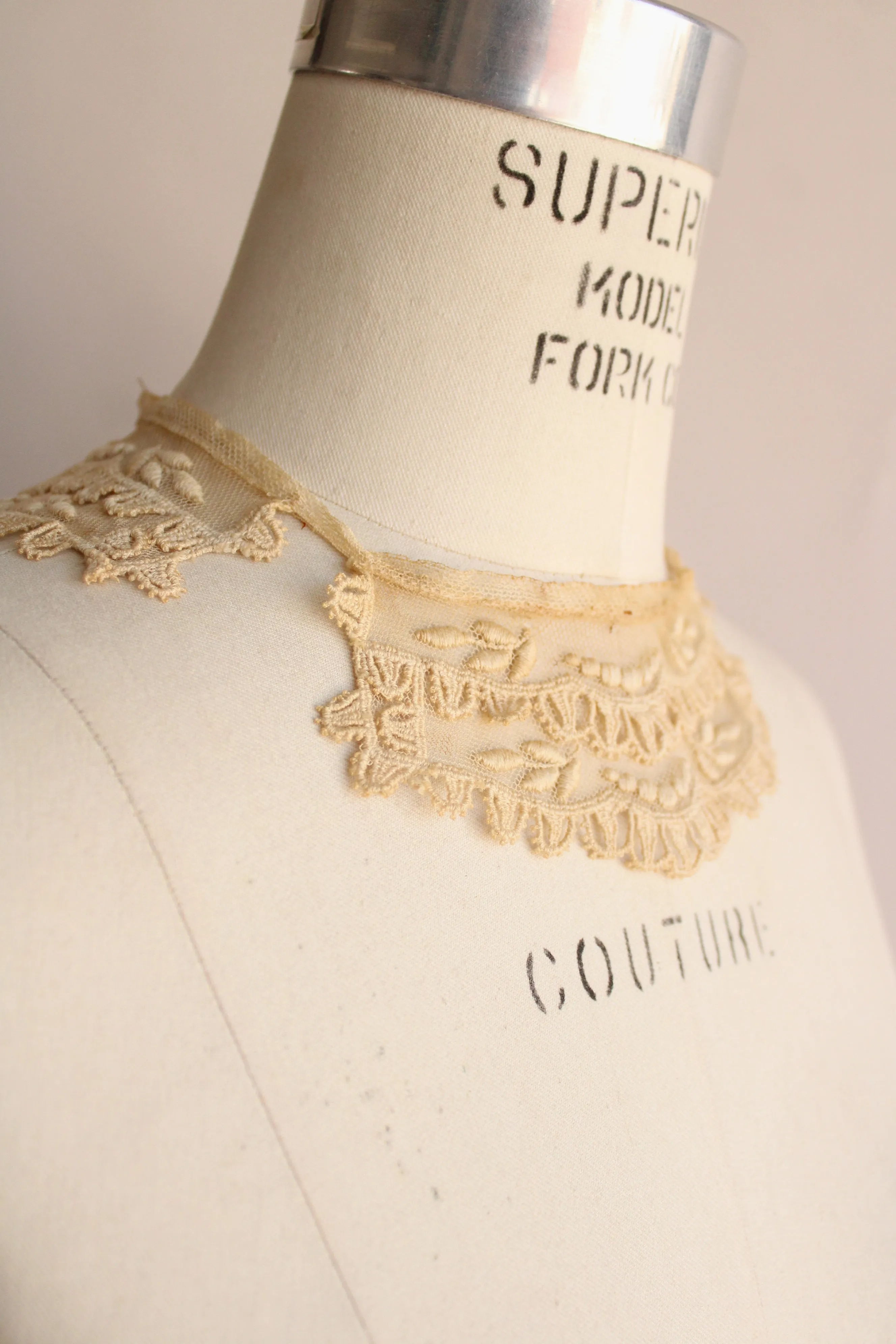 Antique 1910s 1920s Lace Collar