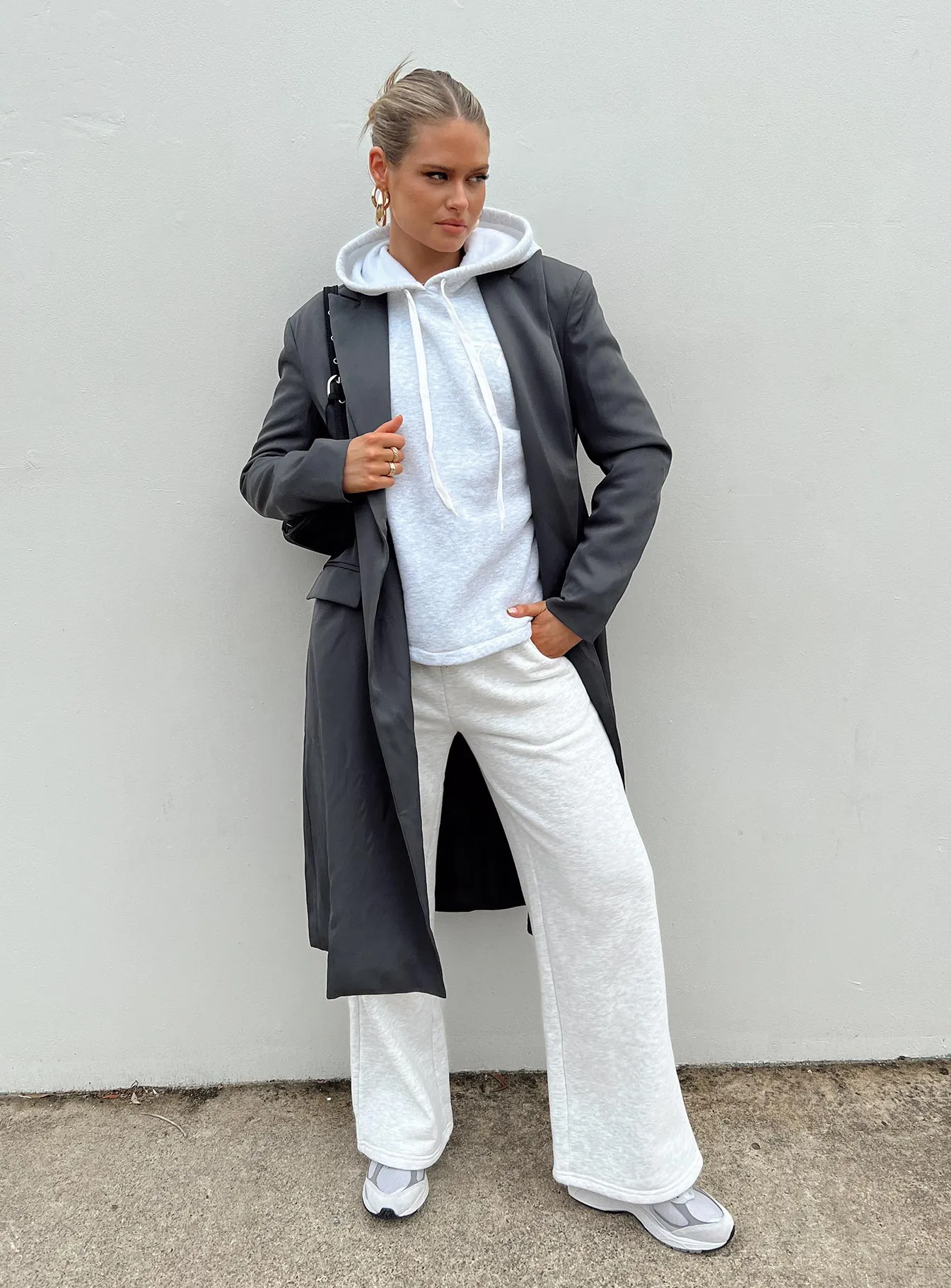 Archer Trench Coat Slate