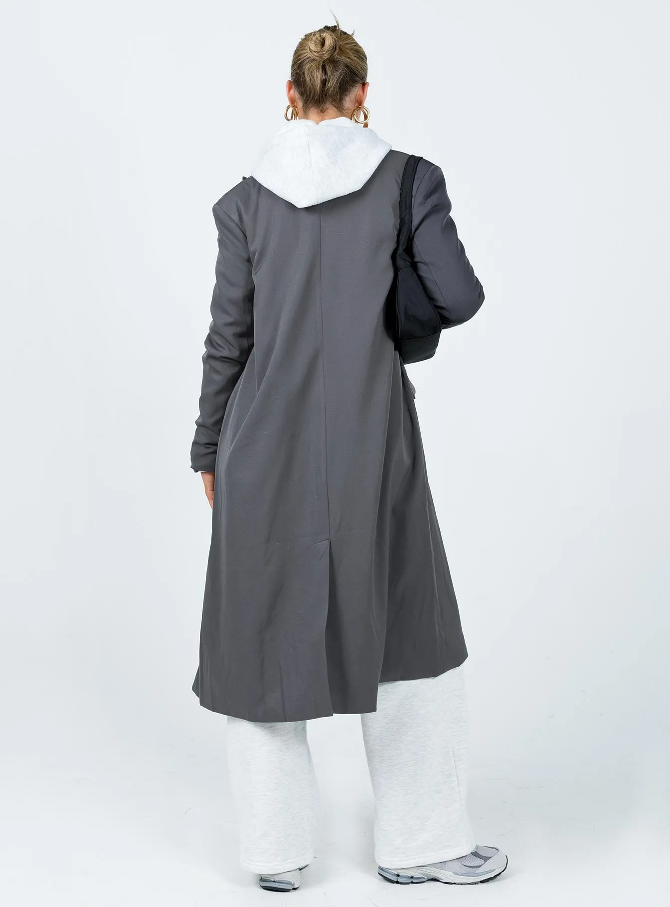 Archer Trench Coat Slate