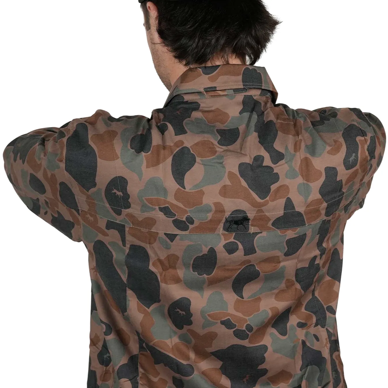 Bamboo Fishing Shirt - Duck Camo LS