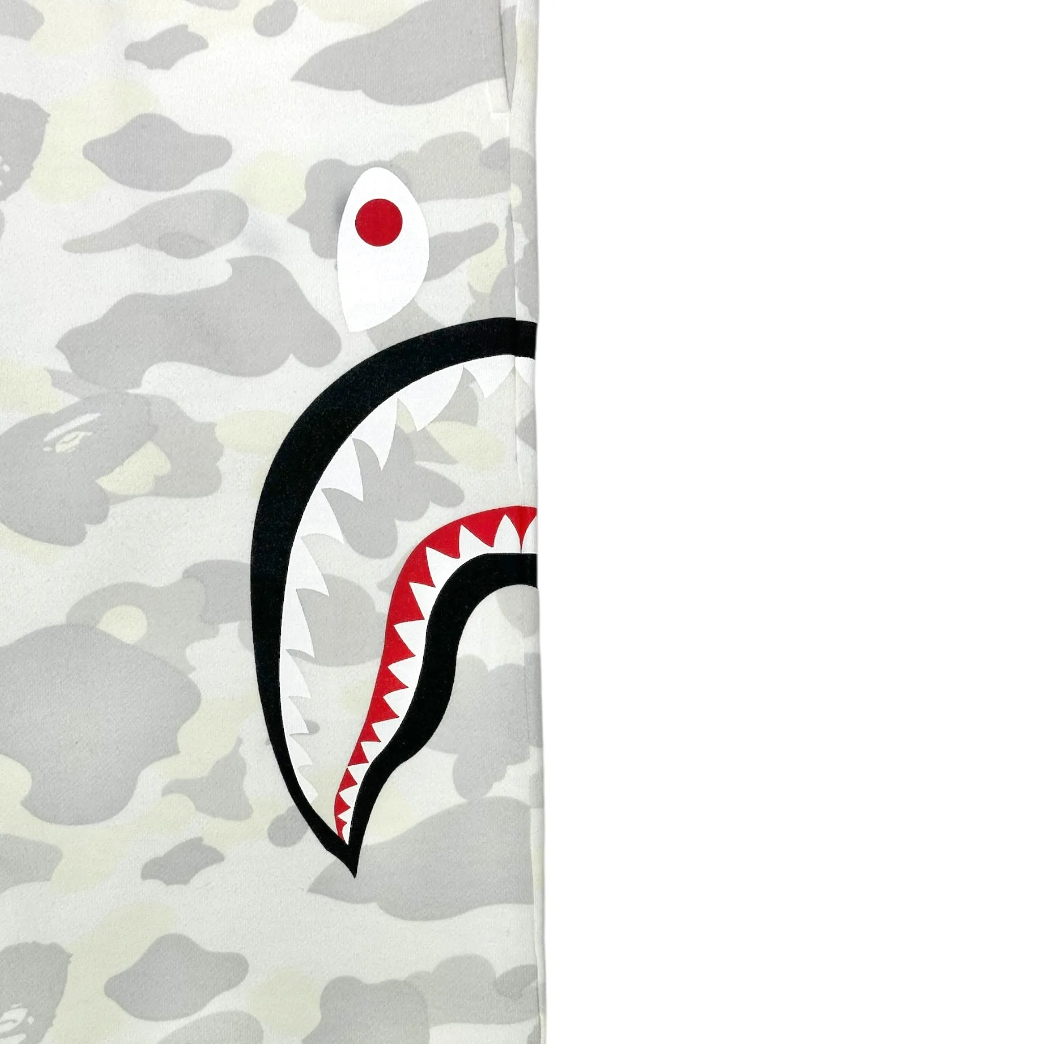 Bape City Camo Shark Slim Sweatpants White Pre-Owned