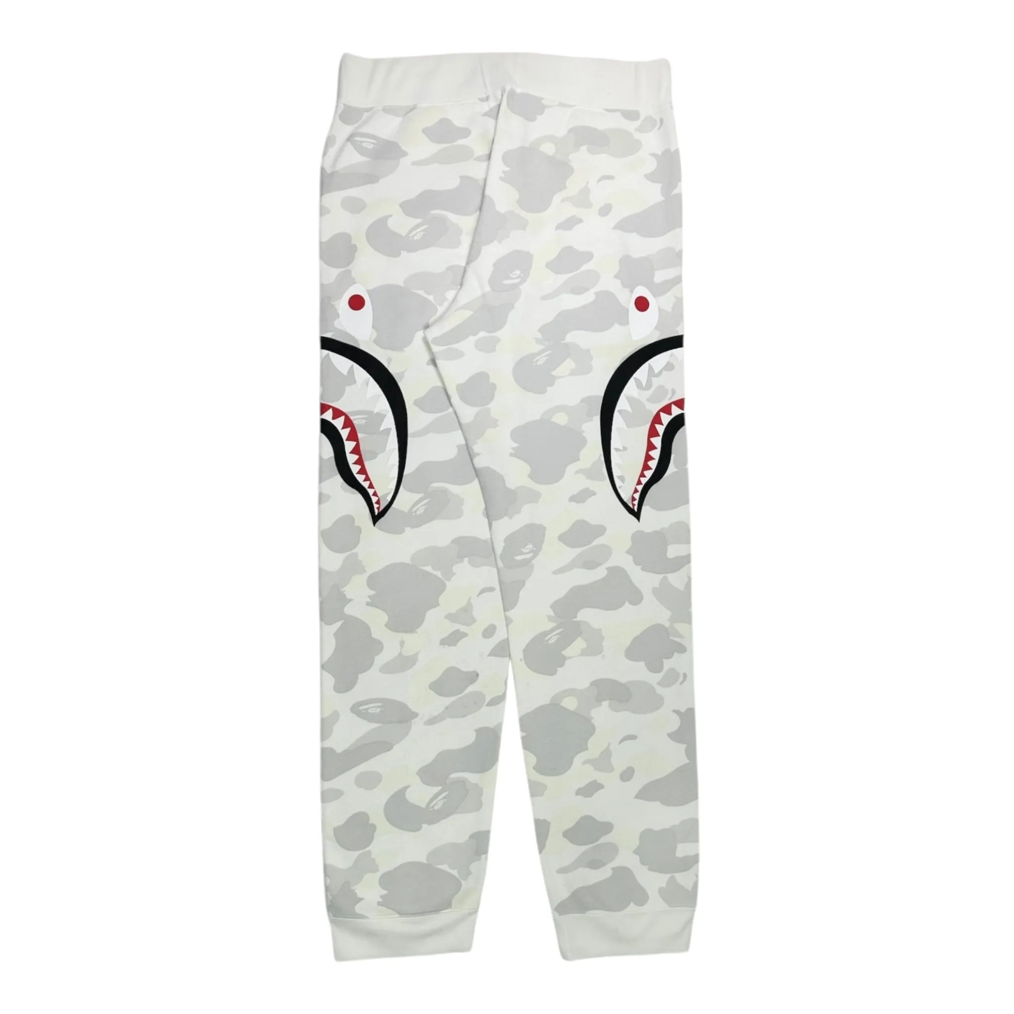 Bape City Camo Shark Slim Sweatpants White Pre-Owned