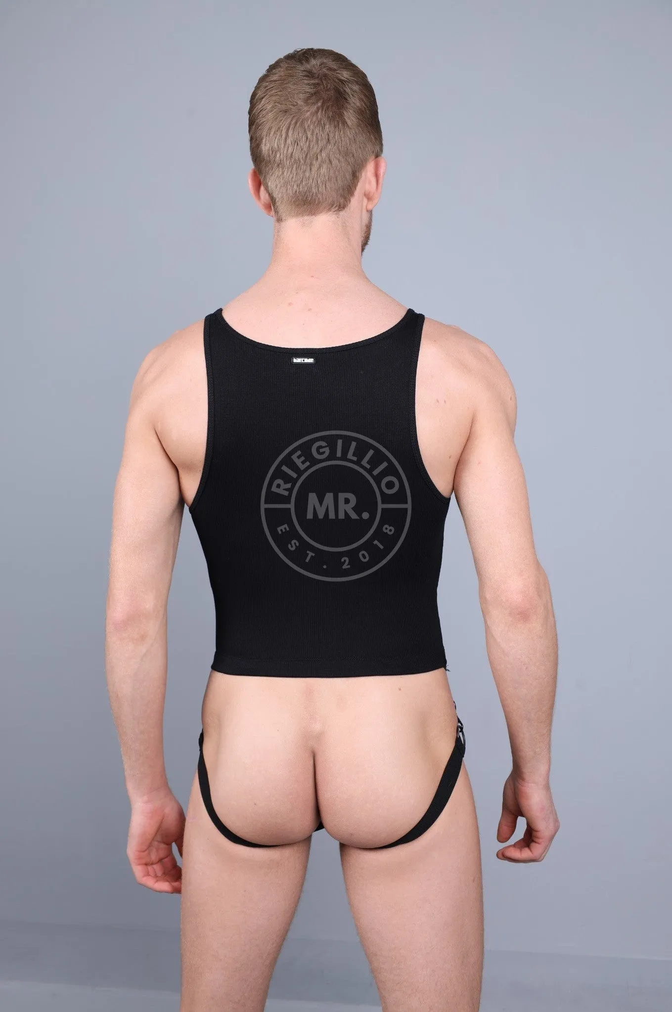 Barcode Rib Body Drama - Black