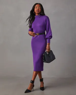 Barker Knit Midi Sweater Dress