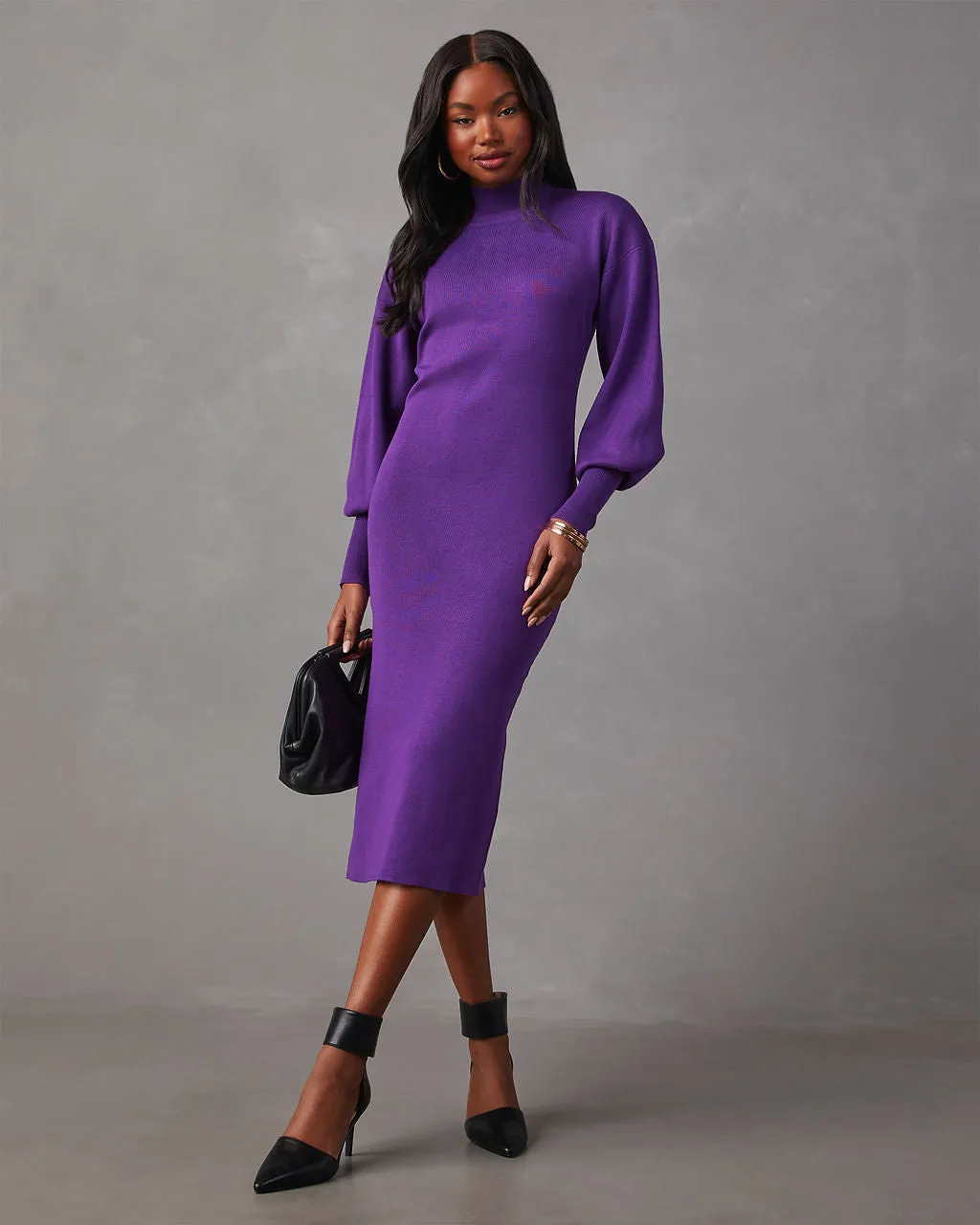 Barker Knit Midi Sweater Dress