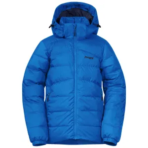 Bergans Juniors&#x27; Røros Down Jacket Strong Blue/Navy | Buy Bergans Juniors&#x27; Røros Down Jacket Strong Blue/Navy here | Outnorth