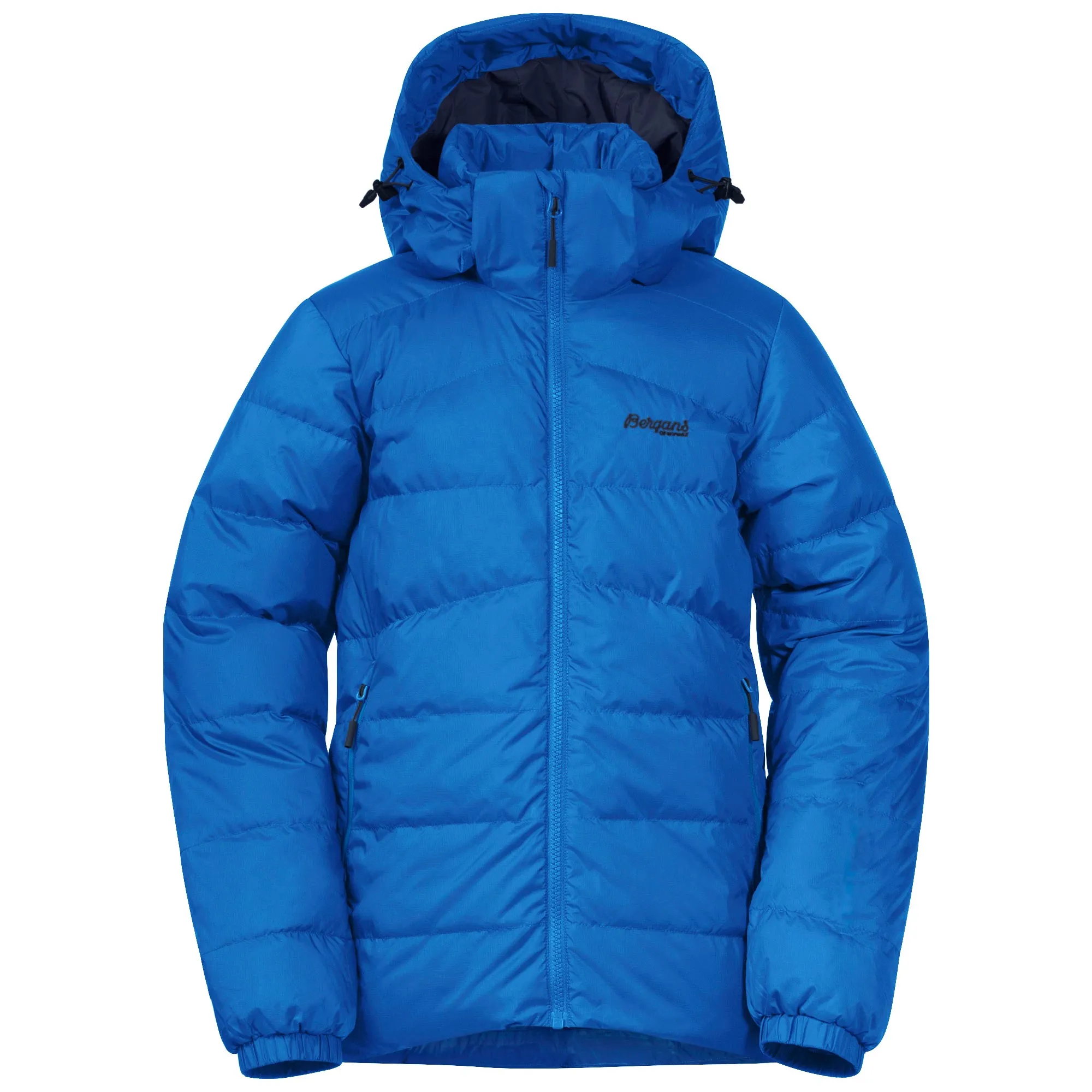 Bergans Juniors&#x27; Røros Down Jacket Strong Blue/Navy | Buy Bergans Juniors&#x27; Røros Down Jacket Strong Blue/Navy here | Outnorth