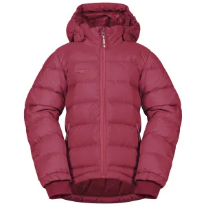 Bergans Kids&#x27; Down Jacket Dark Creamy Rouge | Buy Bergans Kids&#x27; Down Jacket Dark Creamy Rouge here | Outnorth