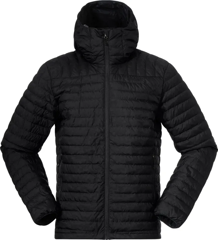 Bergans Men&#x27;s Lava Light Down Jacket With Hood Black | Buy Bergans Men&#x27;s Lava Light Down Jacket With Hood Black here | Outnorth