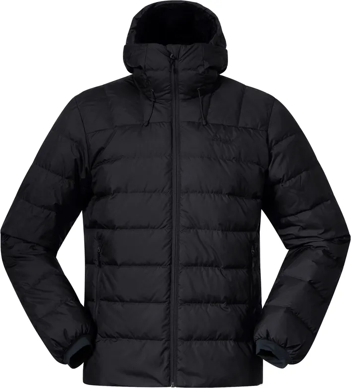 Bergans Men&#x27;s Lava Medium Down Jacket With Hood Black | Buy Bergans Men&#x27;s Lava Medium Down Jacket With Hood Black here | Outnorth