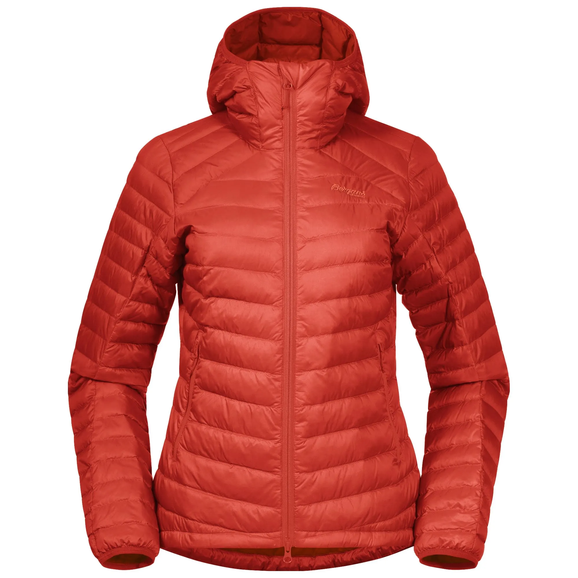 Bergans Røros Down Light Women&#x27;s Jacket With Hood Brick | Buy Bergans Røros Down Light Women&#x27;s Jacket With Hood Brick here | Outnorth