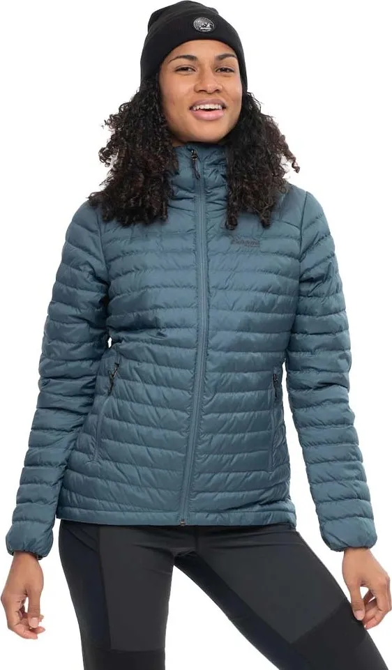 Bergans Women&#x27;s Lava Light Down Jacket With Hood Orion Blue | Buy Bergans Women&#x27;s Lava Light Down Jacket With Hood Orion Blue here | Outnorth