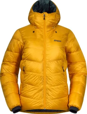 Bergans Women&#x27;s Senja Down Jacket Light Golden Yellow/Orion Blue | Buy Bergans Women&#x27;s Senja Down Jacket Light Golden Yellow/Orion Blue here | Outnorth