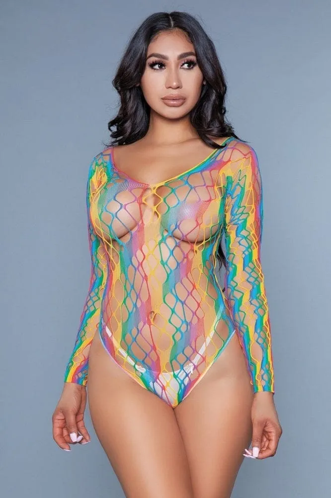 BeWicked Let Me Love You Rainbow Bodysuit