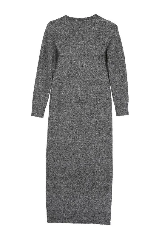 Blaire Sweater Dress // Brown or Grey