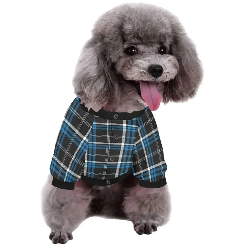 Blue Plaid Dog Shirt for Stylish and Comfy Pups