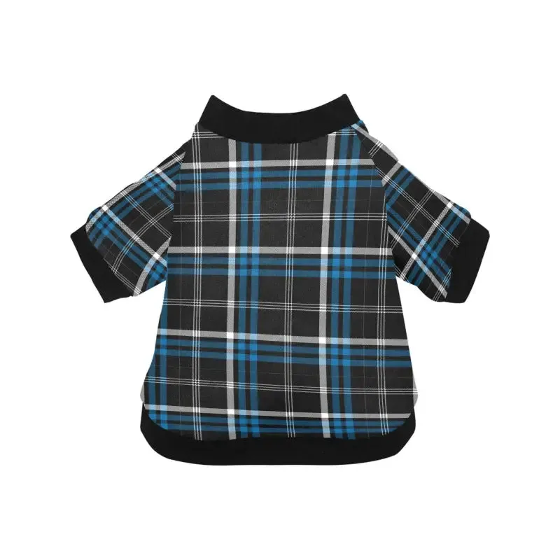 Blue Plaid Dog Shirt for Stylish and Comfy Pups