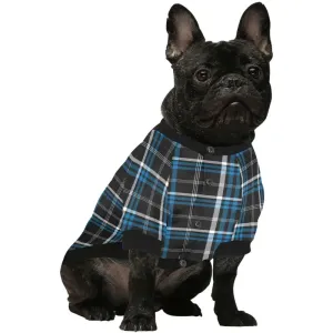 Blue Plaid Dog Shirt for Stylish and Comfy Pups