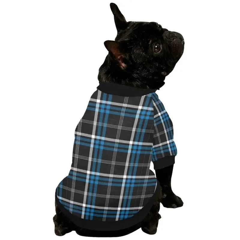 Blue Plaid Dog Shirt for Stylish and Comfy Pups