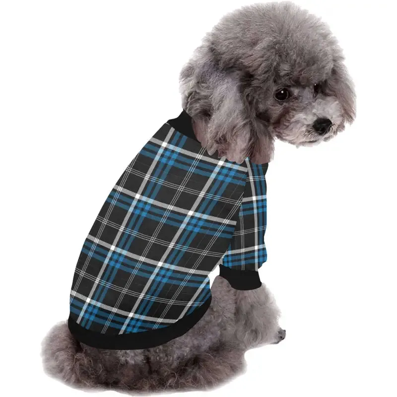 Blue Plaid Dog Shirt for Stylish and Comfy Pups