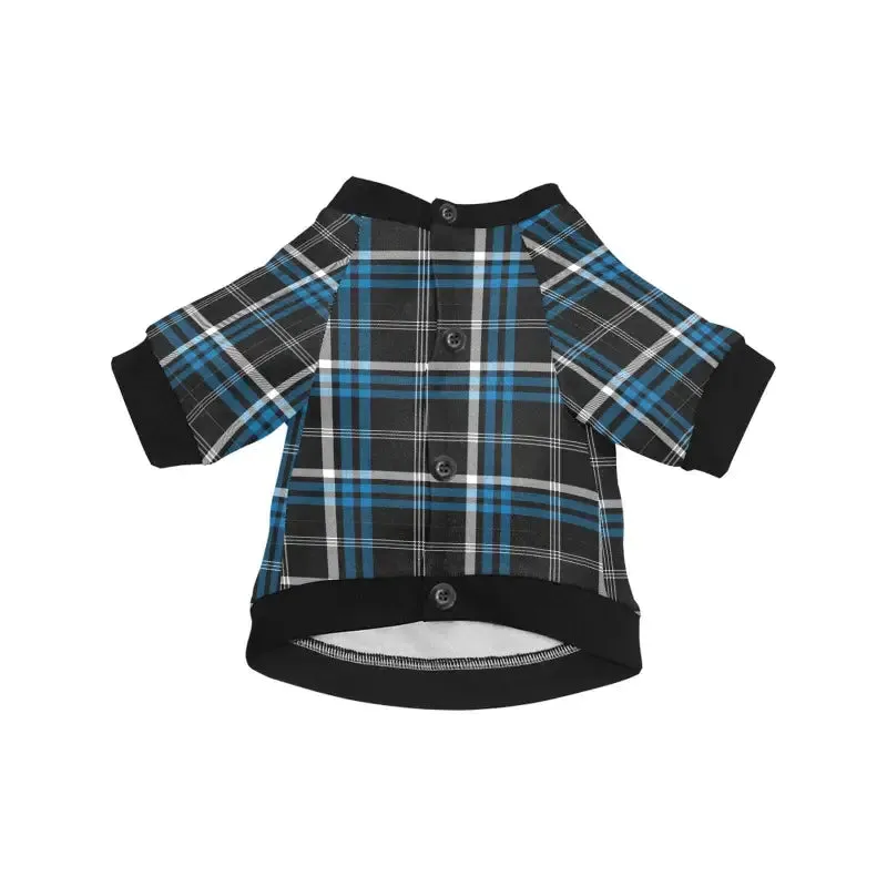 Blue Plaid Dog Shirt for Stylish and Comfy Pups