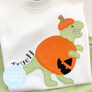 Boy Shirt - Dino Pumpkin Costume