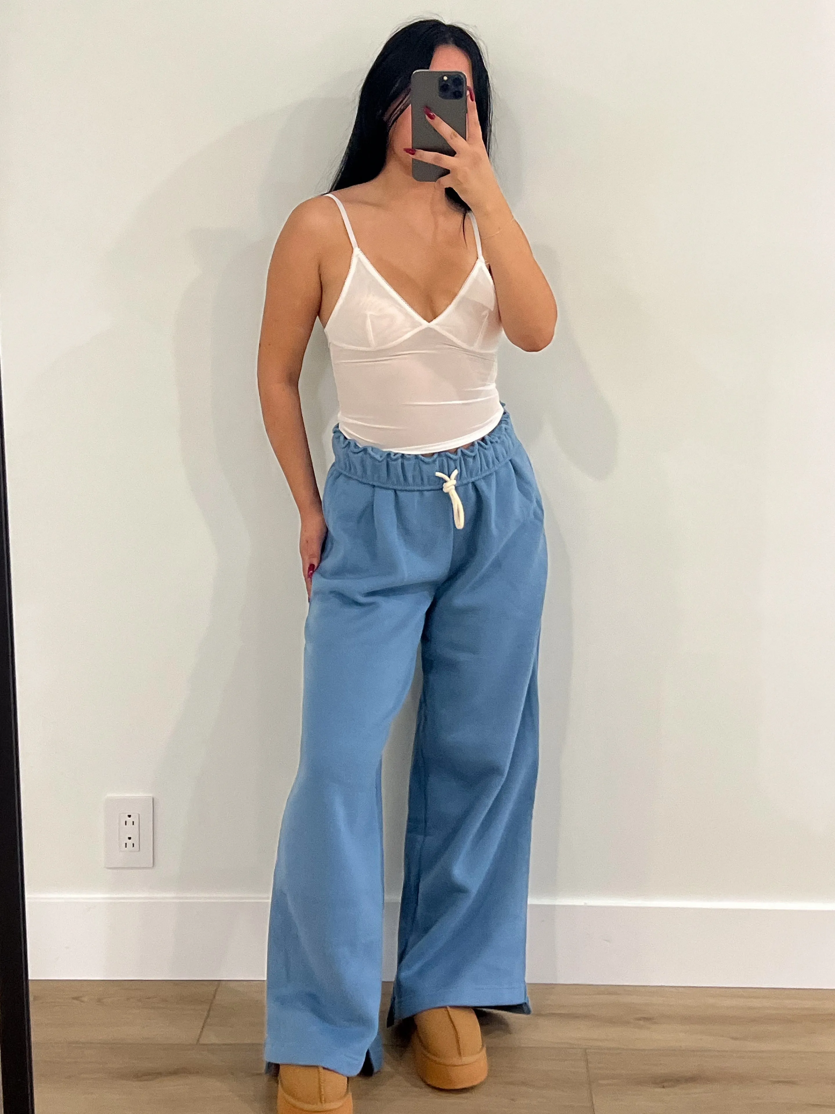 Brenda Pants (Gray Blue)