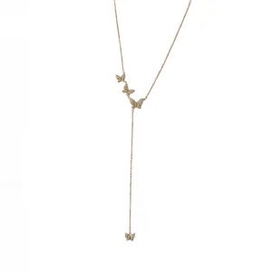 Butterfly Lariat Necklace