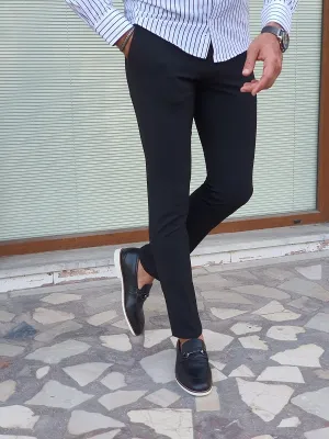 Buy Black Slim Fit Pants for Men by GentWith.com | Worldwide Shipping