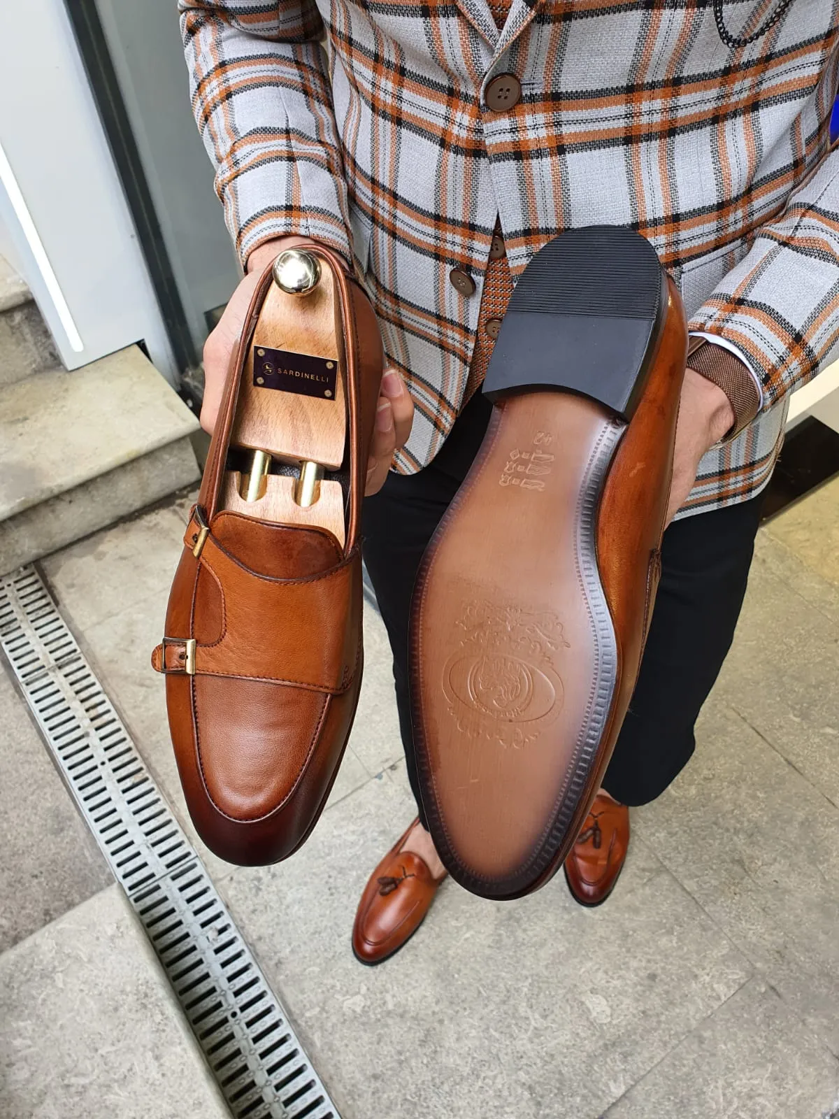 Buy Brown Double Monk Strap Loafer by GentWith | Free Shipping