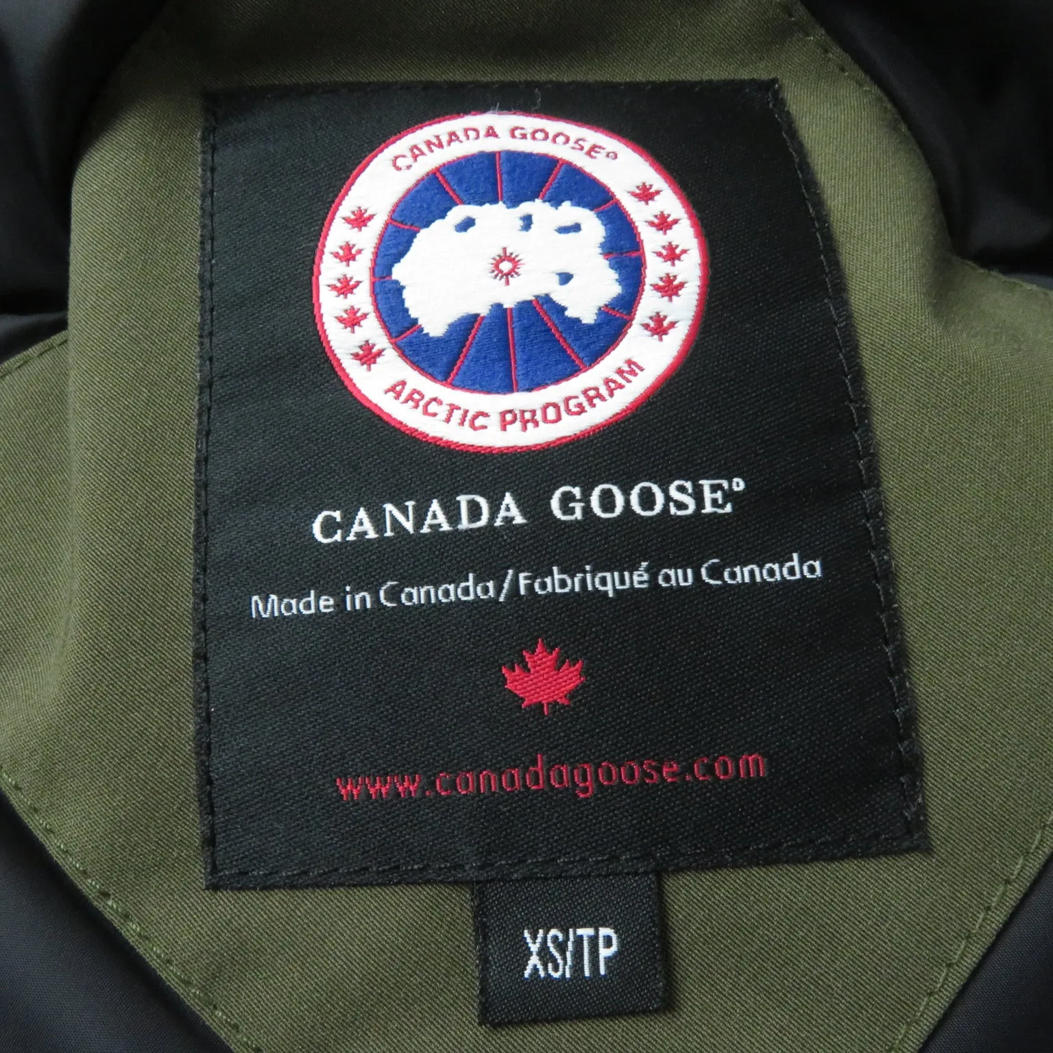 Canada Goose Bronte Parka Fur Hood Down Coat XS