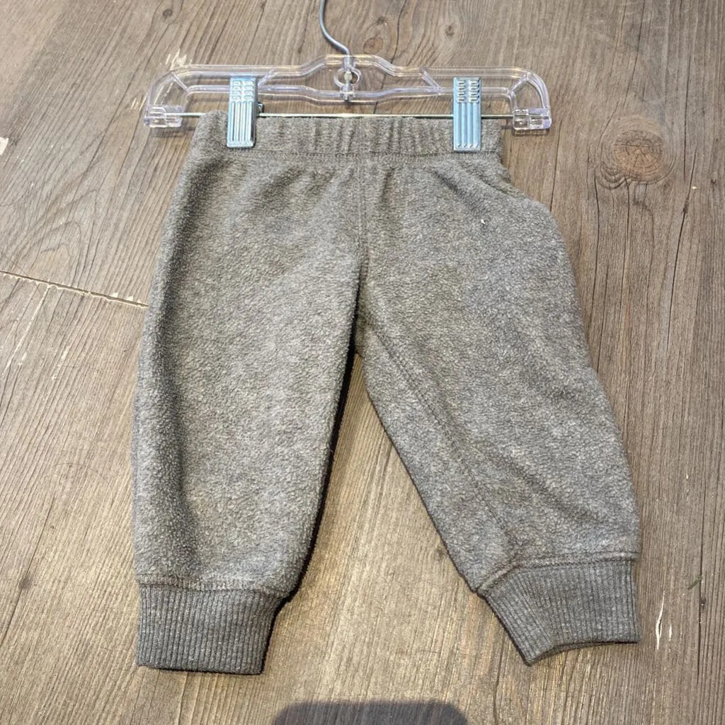 Carters Poly Grey elst/wst Sweatpants 6m