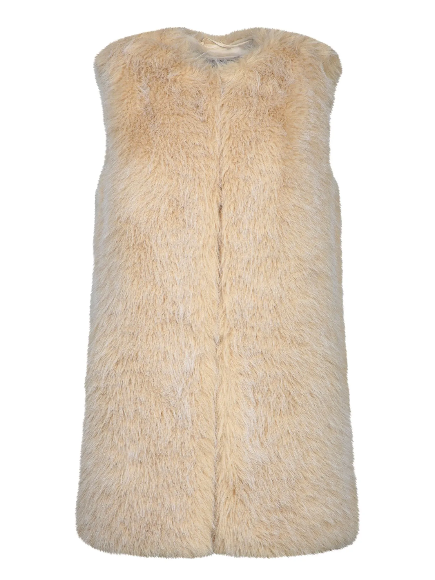 Chantilly Cream Ecofur Vest