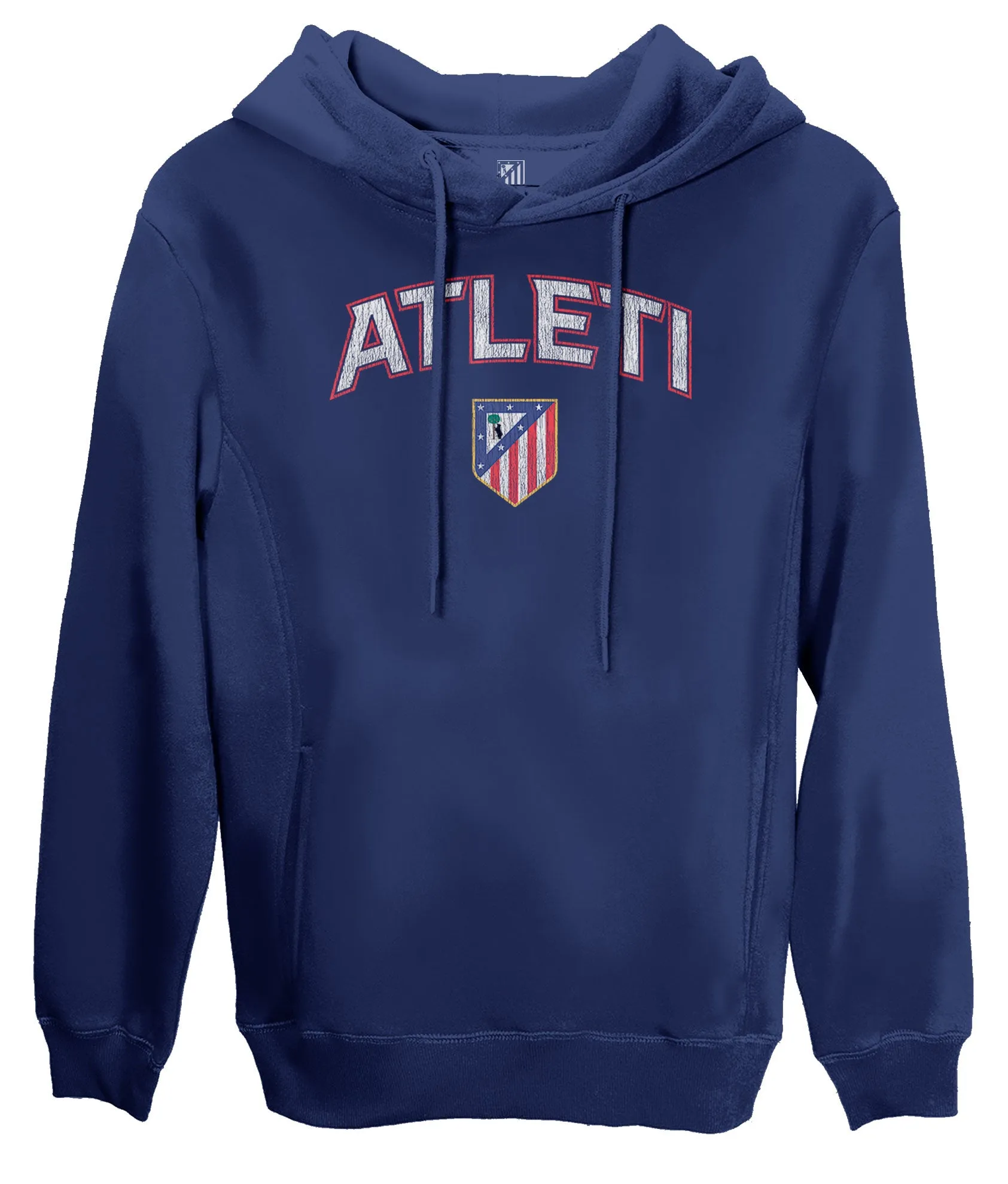 Club Atlético de Madrid Athletic Wordmark Fleece Pullover Hoodie - Navy