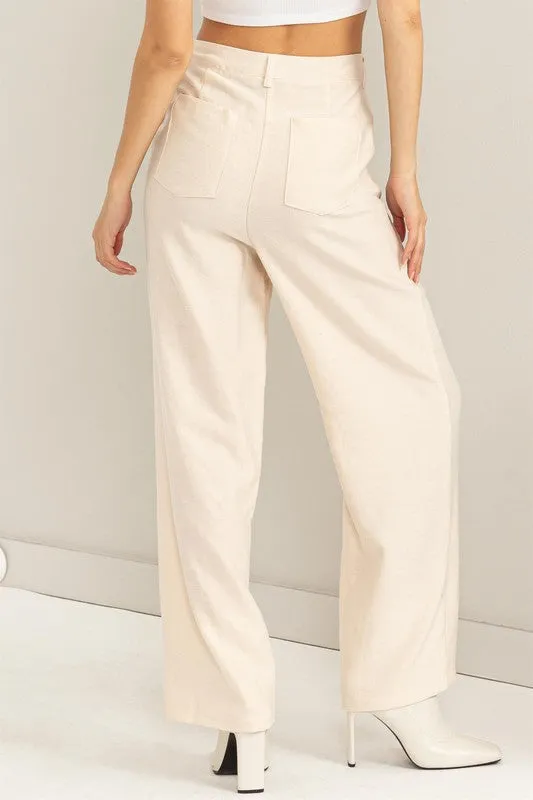 Corduroy Pants- Cream