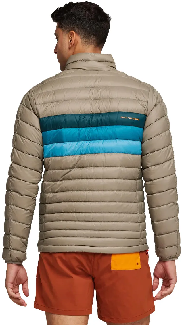 Cotopaxi Men&#x27;s Fuego Down Jacket Stone Stripes | Buy Cotopaxi Men&#x27;s Fuego Down Jacket Stone Stripes here | Outnorth