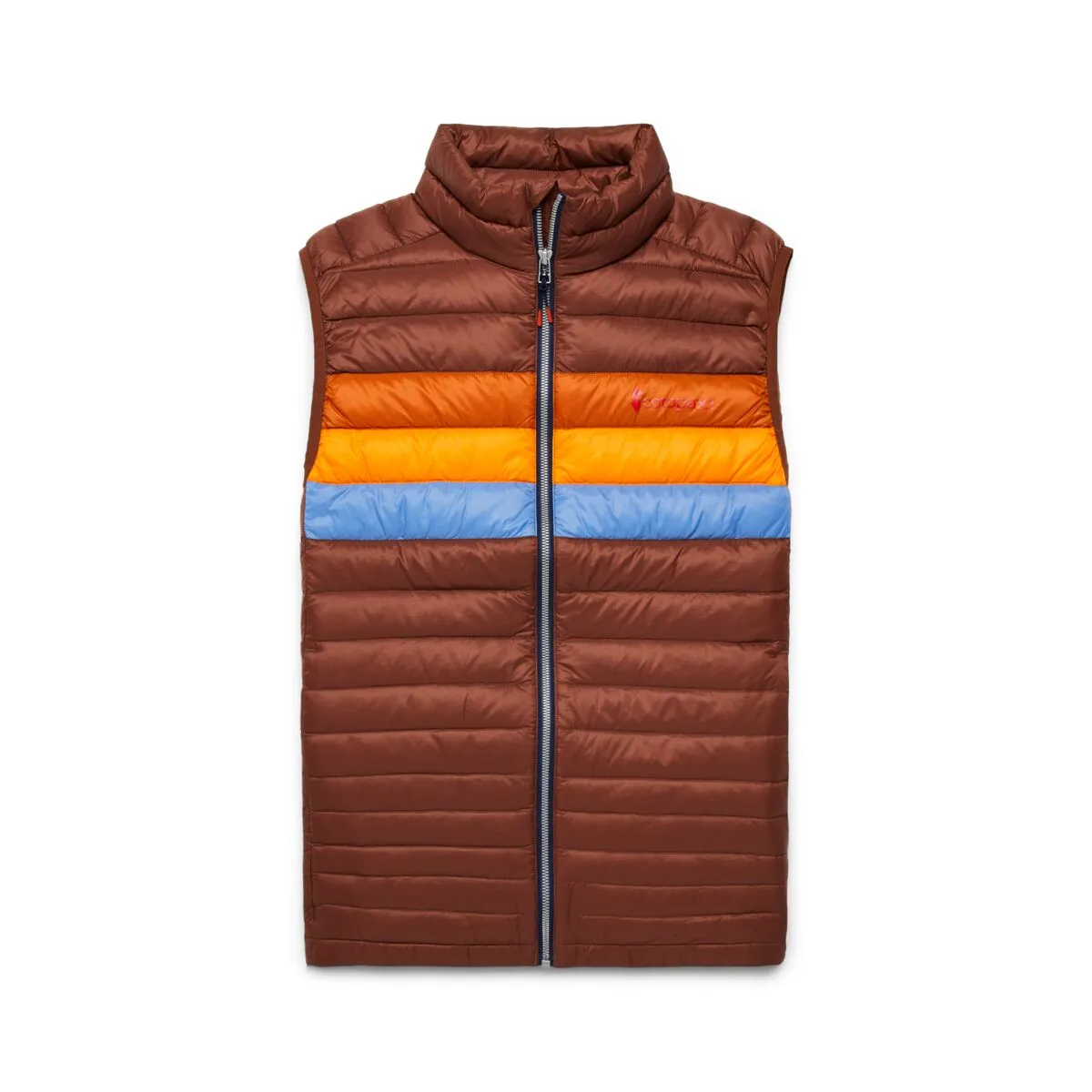 Cotopaxi Men&#x27;s Fuego Down Vest Acorn Stripes | Buy Cotopaxi Men&#x27;s Fuego Down Vest Acorn Stripes here | Outnorth