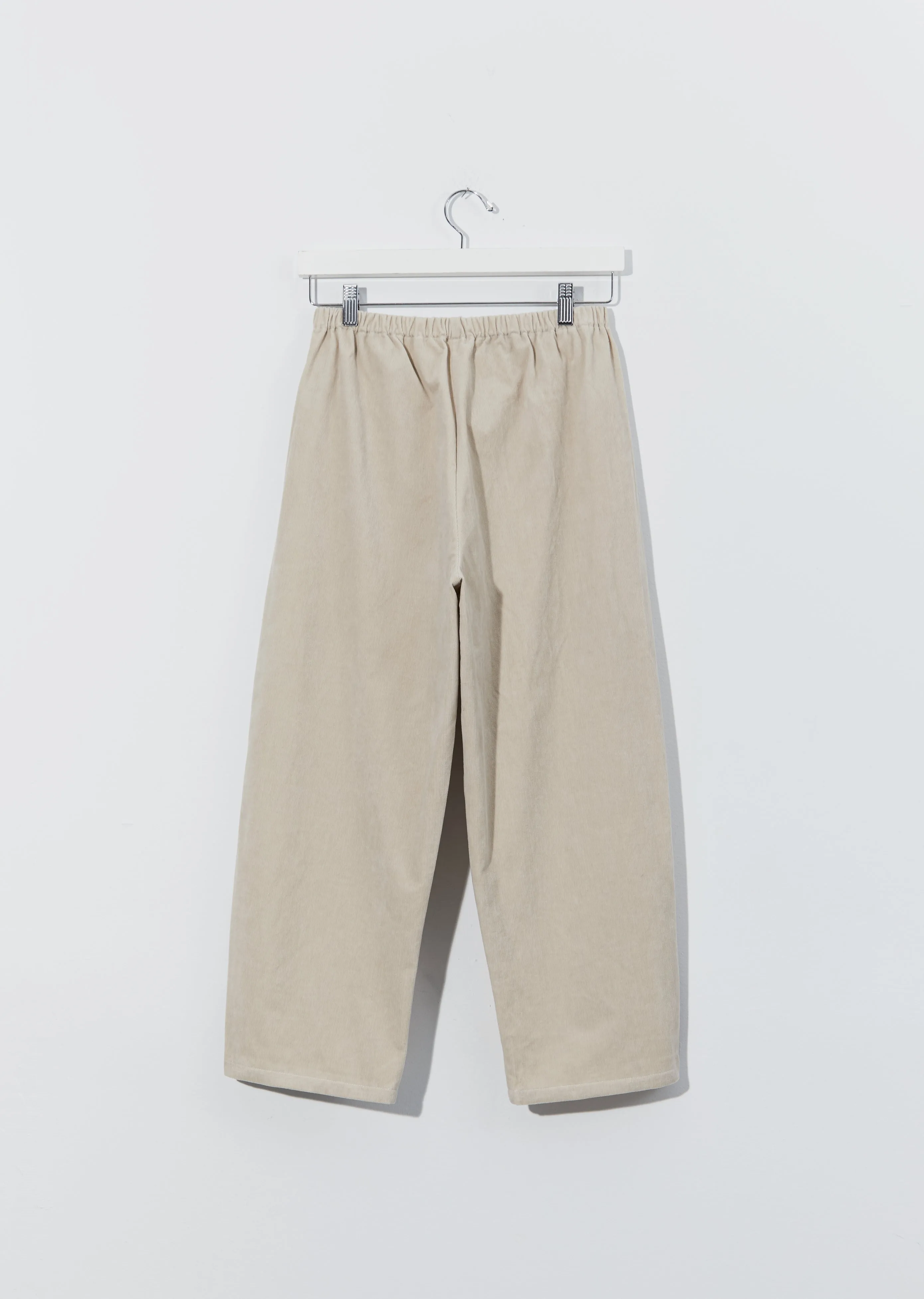 Cotton Pullon Trousers — Naturale