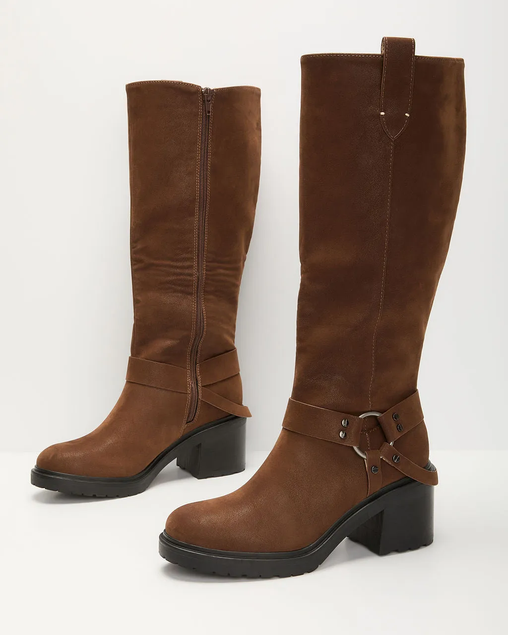 Country Acres Western Hardware Knee High Boots