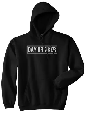 Day Drinker Box Logo Mens Pullover Hoodie