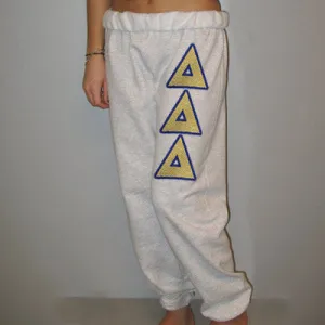 Delta Delta Delta Sorority Sweatpants - TWILL